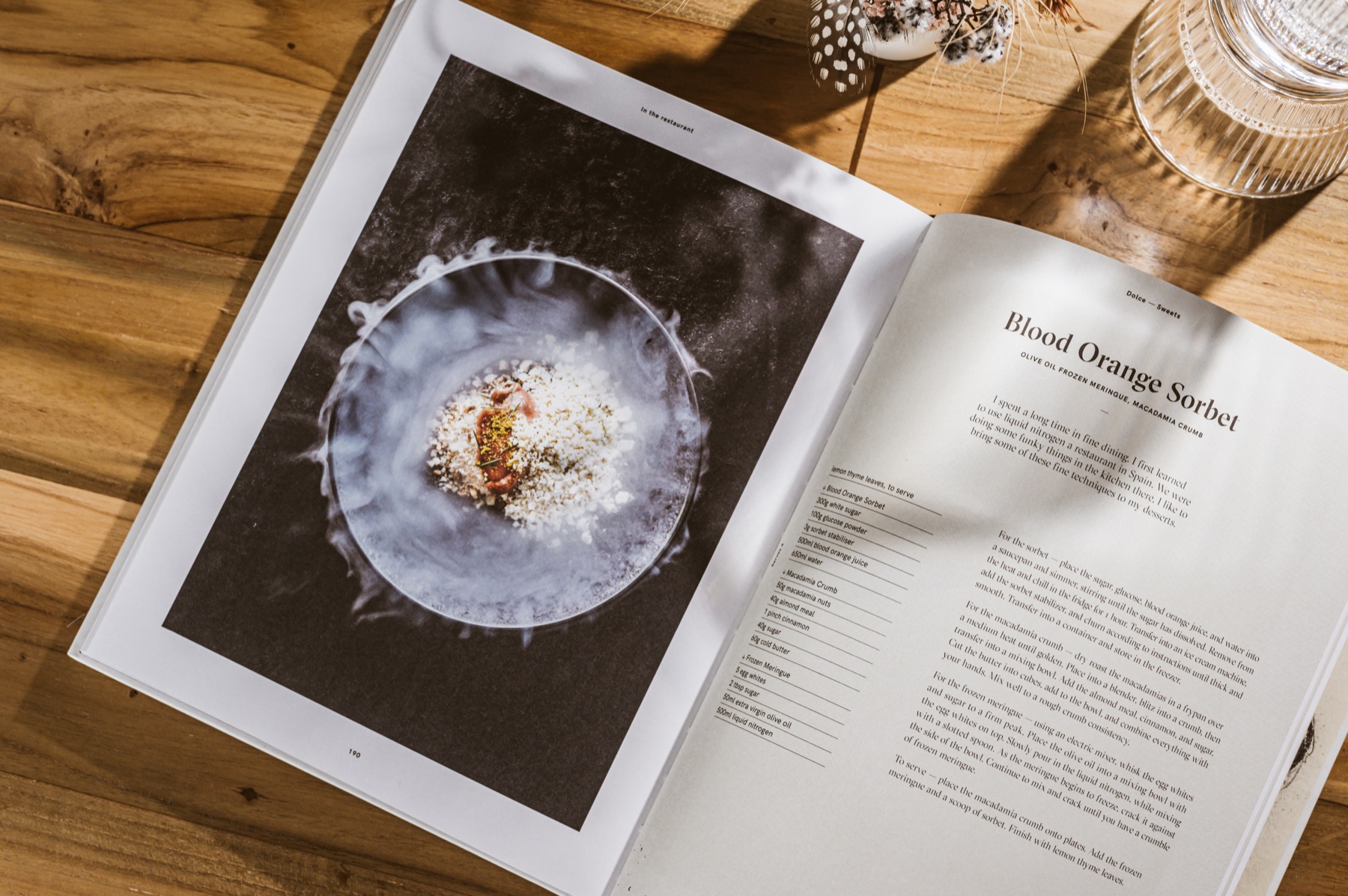 Blood orange sorbet recipe in Farm to Flame